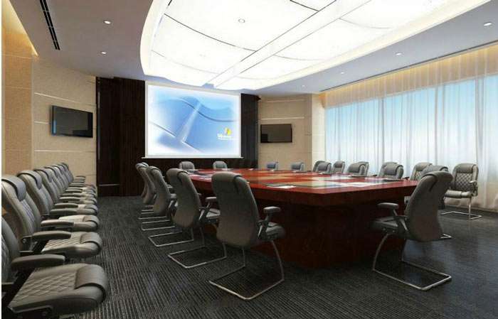 中式政府機構(gòu)辦公室裝修效果圖