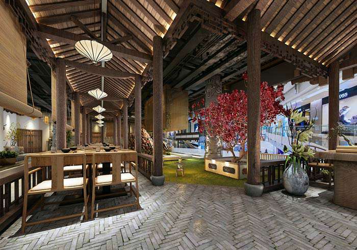 特色私房菜館裝修設(shè)計(jì)效果圖