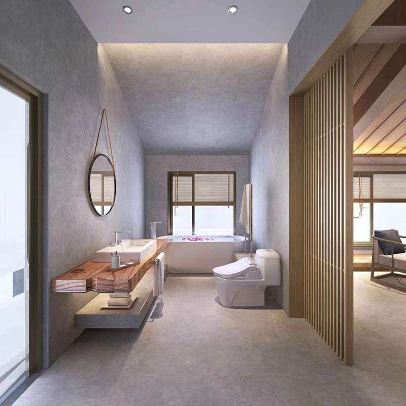 現(xiàn)代簡約民宿酒店裝修設計效果圖