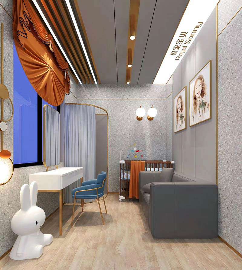新鄭兒童攝影店裝修設(shè)計(jì)效果圖