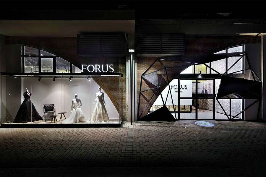 工業風婚紗攝影店裝修設計效果圖