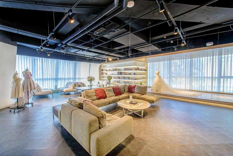 鄭州婚紗店裝修設(shè)計效果圖