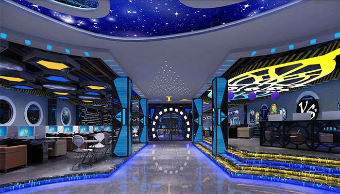 星空網(wǎng)咖設(shè)計效果圖