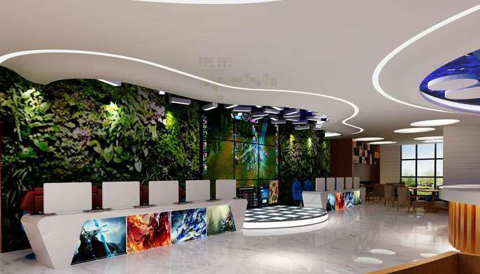 網(wǎng)咖設(shè)計(jì)裝修實(shí)景圖