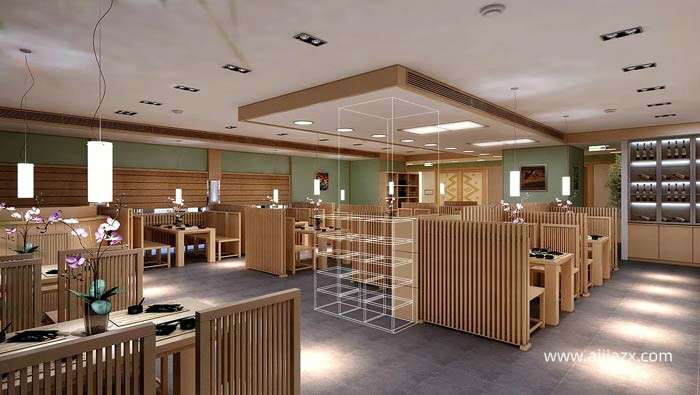 鄭州日式餐廳裝修設計 鄭州日式餐廳裝修設計