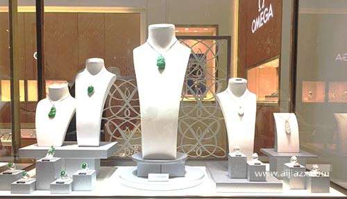 鄭州珠寶店櫥窗設(shè)計，珠寶店櫥窗布置說明