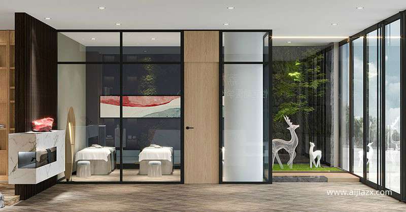 養生館吧臺設計效果圖