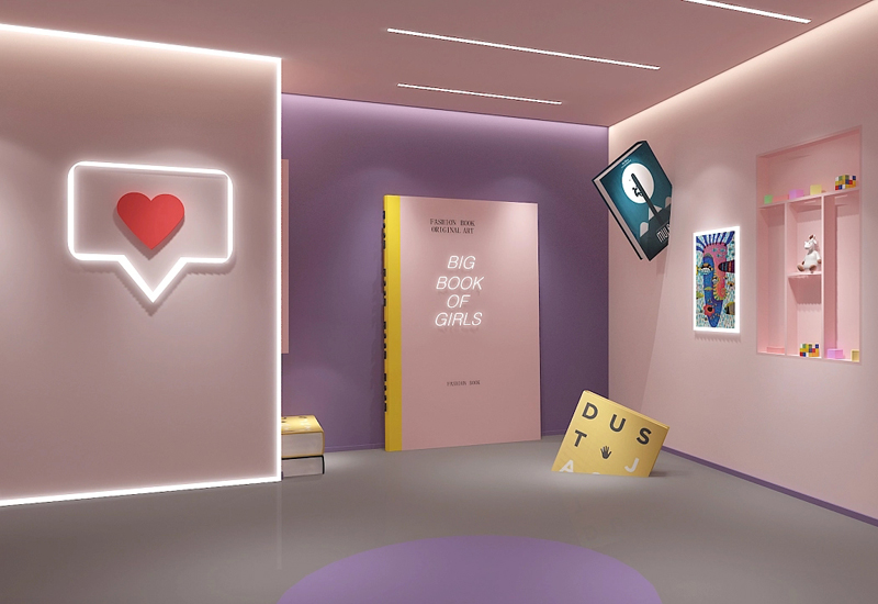 網(wǎng)紅直播間設(shè)計裝修效果圖