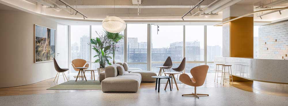 鄭州貿(mào)易辦公裝修設計效果圖