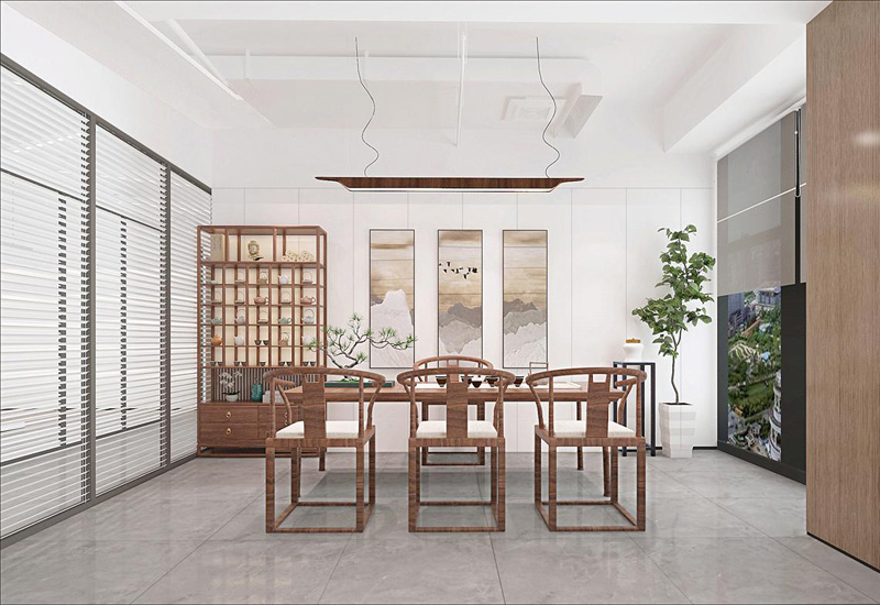 鄭州中原區(qū)辦公室裝修設計效果圖