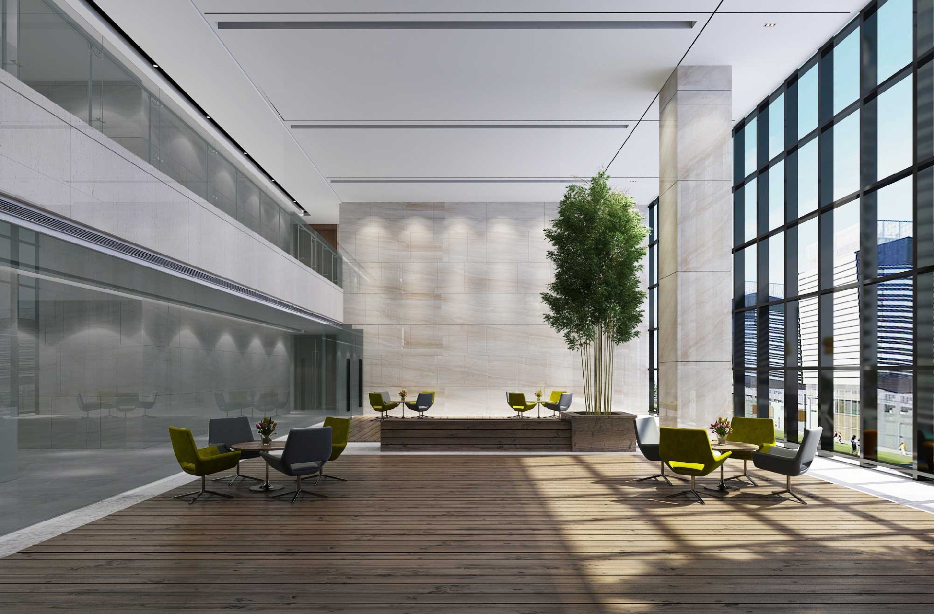 3200平米周口辦公樓設(shè)計效果圖