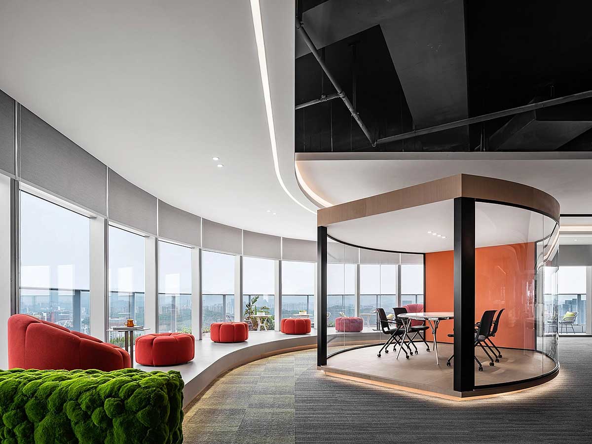 800平米鄭州寫字樓裝修設計效果圖