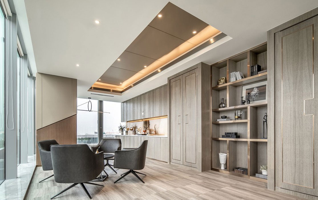 500平米辦公室裝修設計效果圖