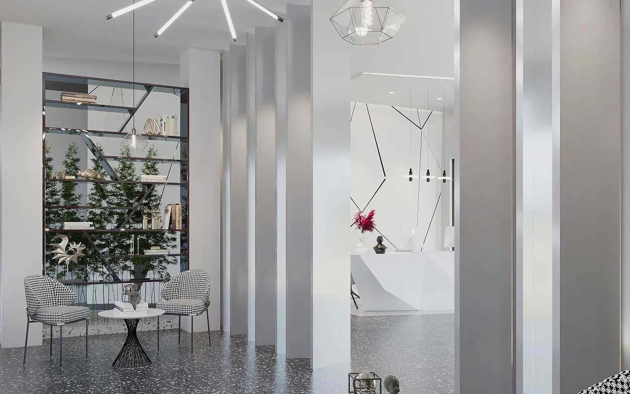 小型辦公空間設計-鄭州辦公室裝修設計效果圖