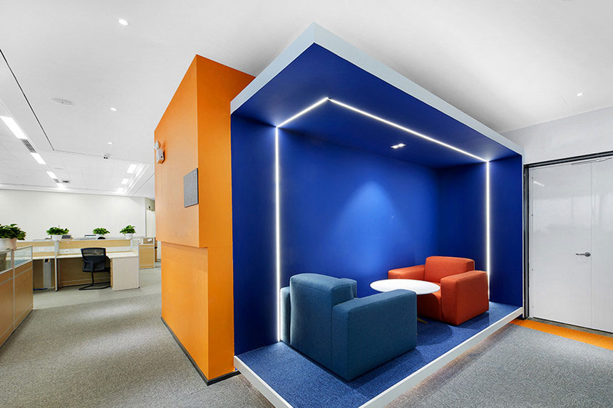 鄭州現(xiàn)代辦公室裝修設計-辦公室裝修效果圖