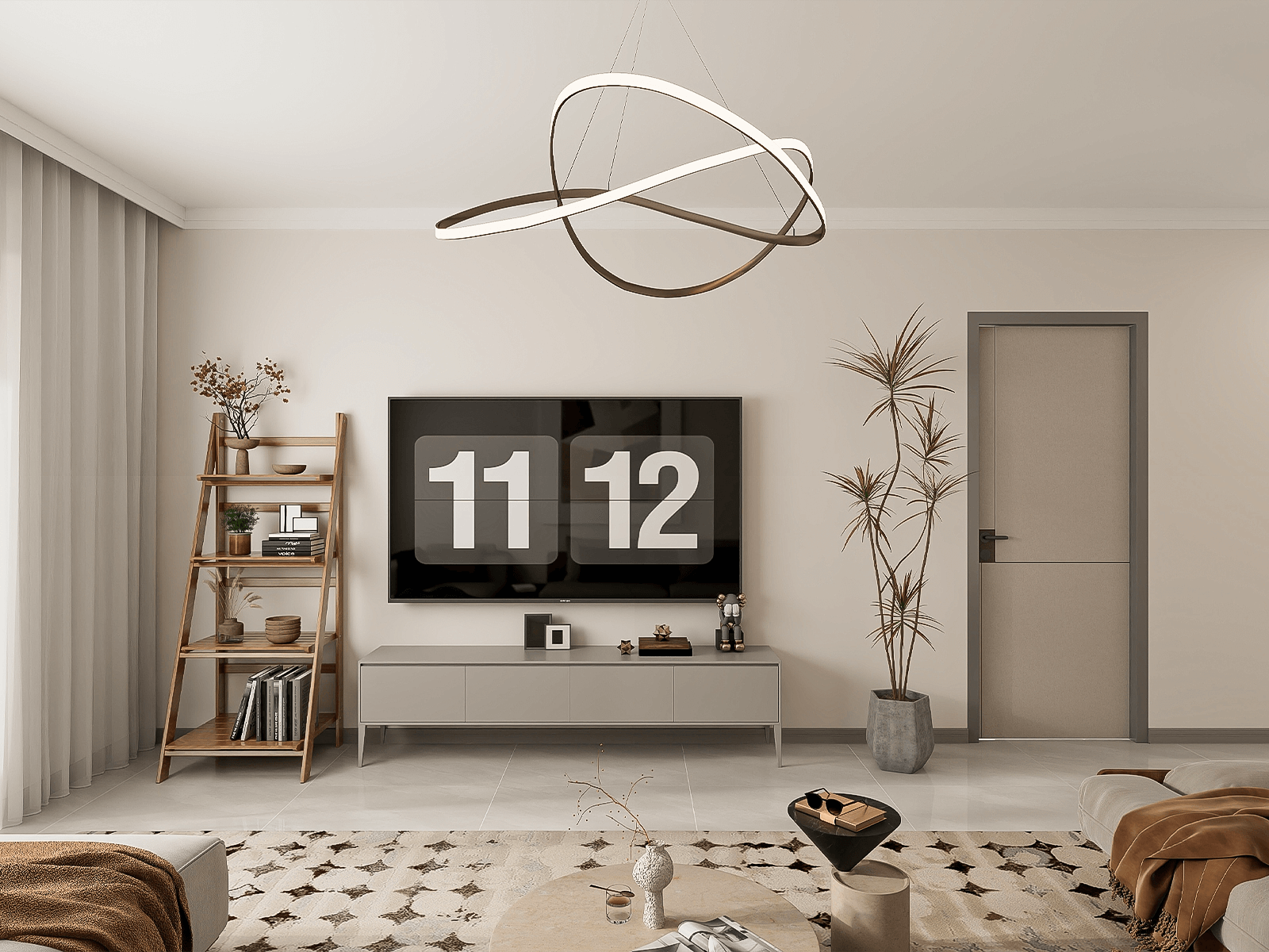 135平米現(xiàn)代風(fēng)格三居室裝修設(shè)計效果圖