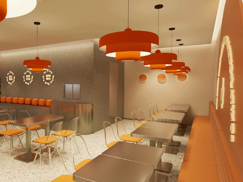 120平米麻辣香鍋店面設(shè)計,麻辣香鍋店裝修效果圖