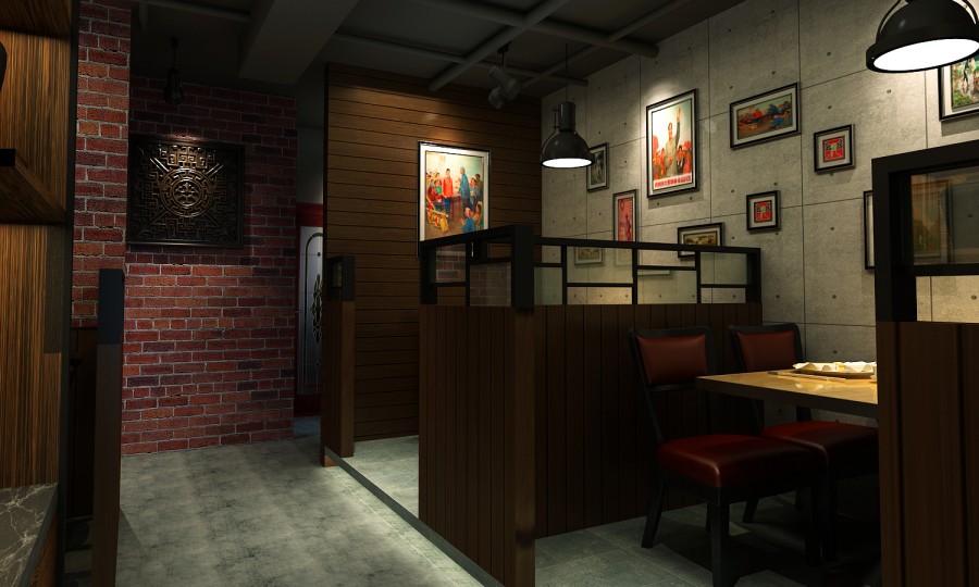 360平米開封中餐館裝修設(shè)計效果圖