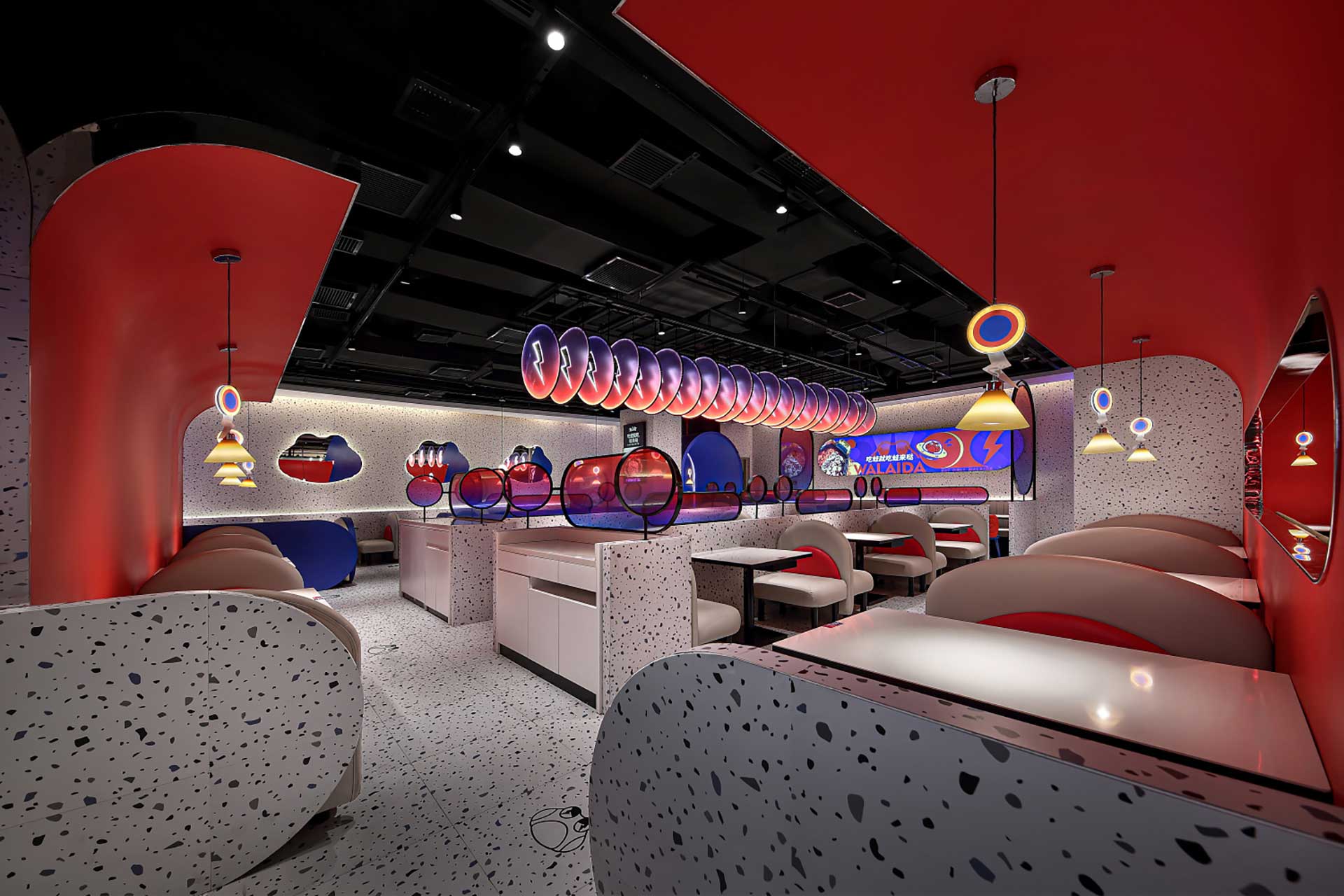 365平米餐廳空間設(shè)計裝修效果圖