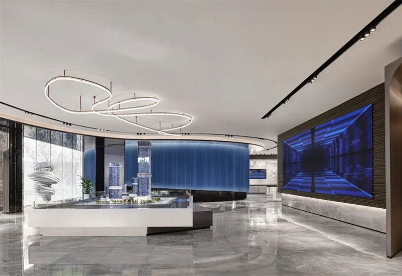 1050平金融公司辦公空間設計效果圖