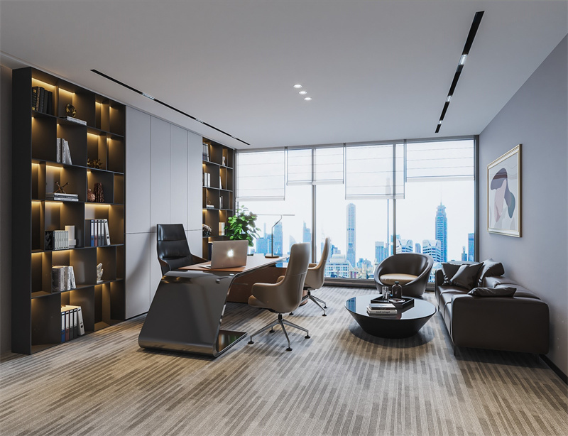 610平米鄭州辦公室裝修設(shè)計效果圖