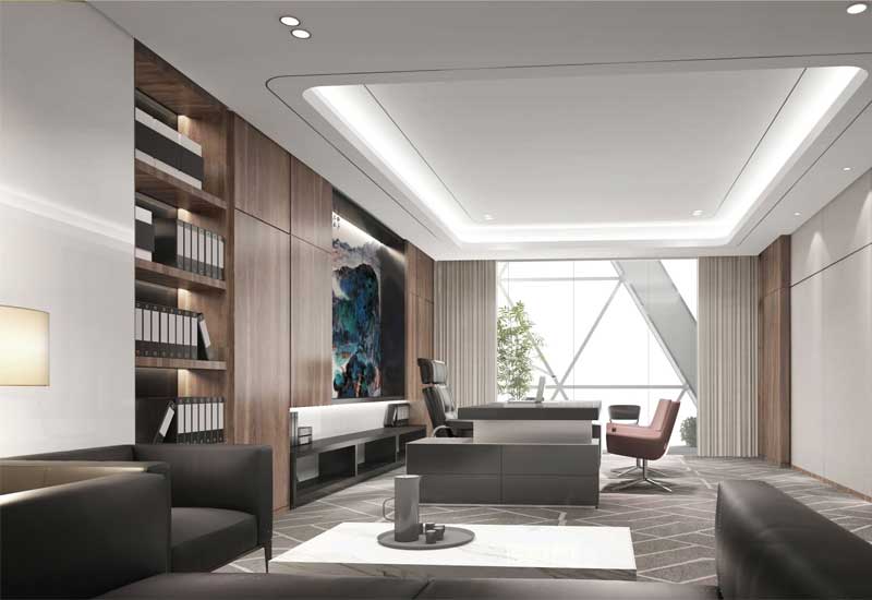 鄭州律師事務所辦公室裝修:嚴謹與舒適并存的設計