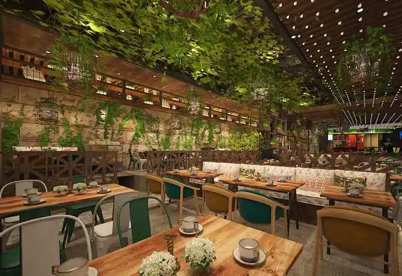 鄭州素食餐廳裝修:環(huán)保材料與自然風(fēng)格的營(yíng)造