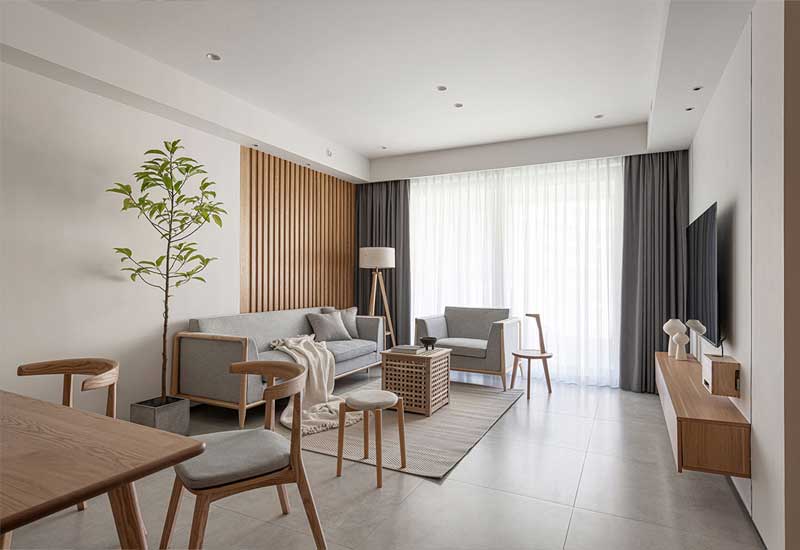 鄭州新房裝修設計:現代簡約風的空間擴容技巧