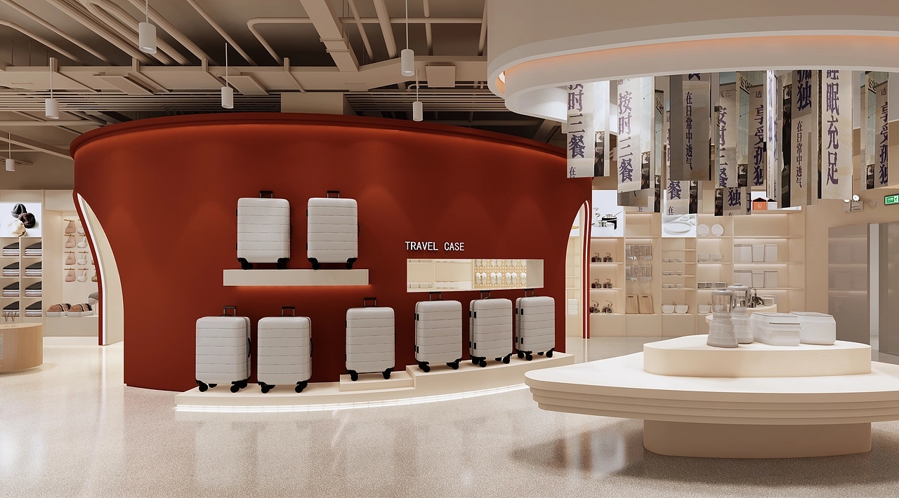 800平米鄭州家紡店面裝修設計效果圖