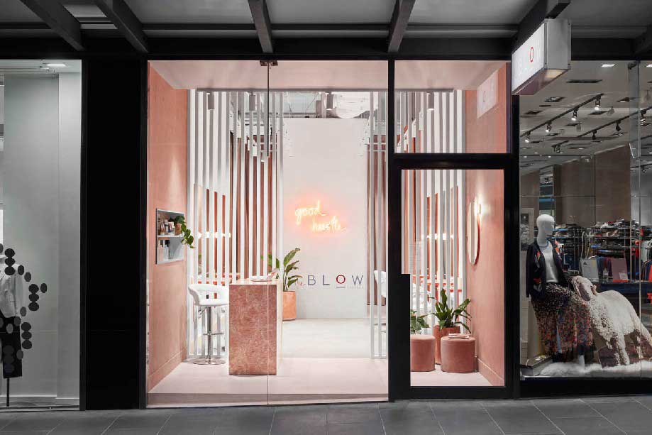 56平米理發(fā)店裝修設計效果圖