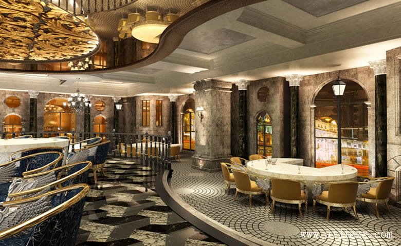 豪華的時(shí)尚KTV裝修效果圖