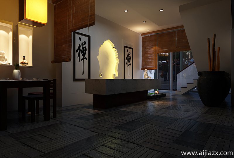 鄭州養生館裝修的顏色搭配